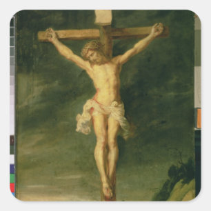 Adesivo Quadrado A crucificação 2