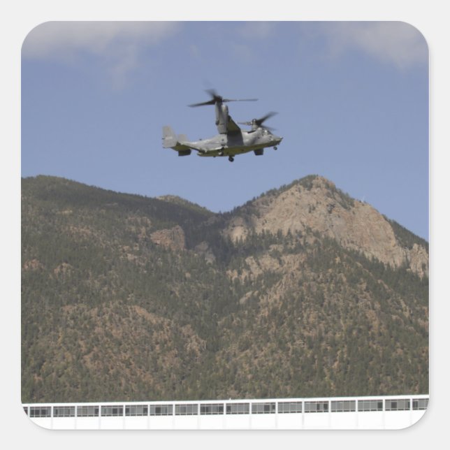 Adesivo Quadrado A CV-22 Osprey (Frente)