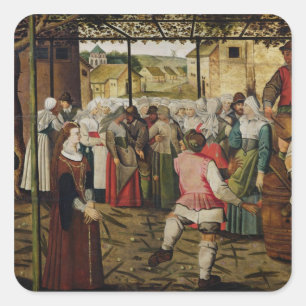 Adesivo Quadrado A dança russa