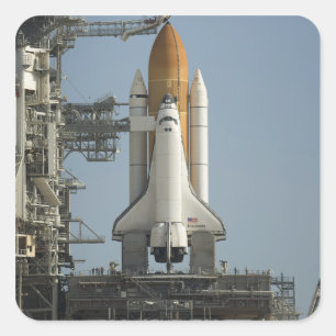 Adesivo Quadrado A descoberta do vaivém espacial senta pronto