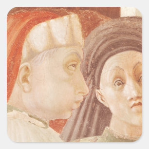 Adesivo Quadrado A disputa de St Stephen, 1433-34