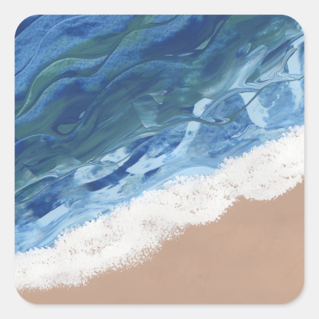 Adesivo Quadrado A Dream of the Beach (Frente)