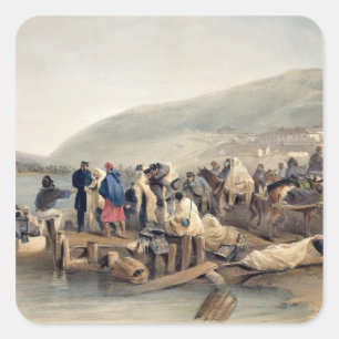 Adesivo Quadrado A Embarque da Doença em Balaklava