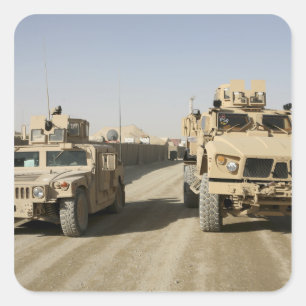 Adesivo Quadrado A emboscada resistente da mina protegida