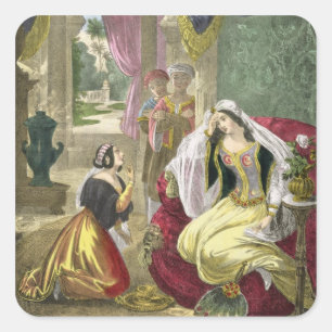 Adesivo Quadrado A empregada doméstica hebréia prisioneira que