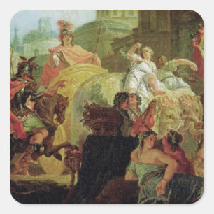 Adesivo Quadrado A entrada de Alexander o excelente