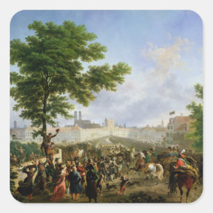 Adesivo Quadrado A entrada de Napoleon Bonaparte