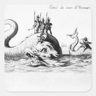 Adesivo Quadrado A Entrada dos Lordes de Vroncourt, Tyllon