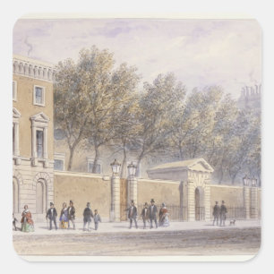Adesivo Quadrado A entrada nova ao Salão dos quitandeiros, 1854