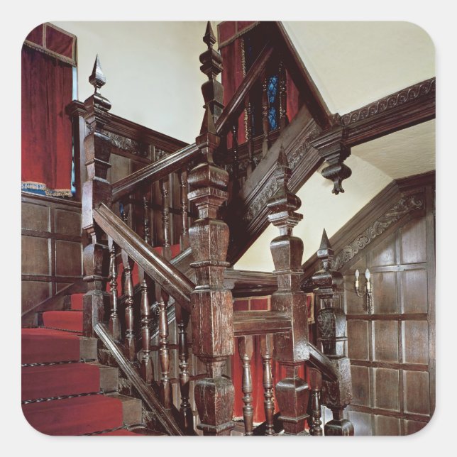 Adesivo Quadrado A escada do poço, c.1600 (Frente)