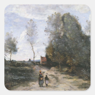 Adesivo Quadrado A estrada