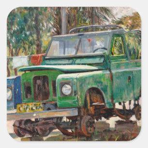 Adesivo Quadrado A extremidade 2006 da viagem