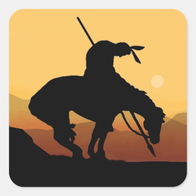 Adesivo Quadrado A extremidade do Papel de carta da rolha Silhouett (Frente)