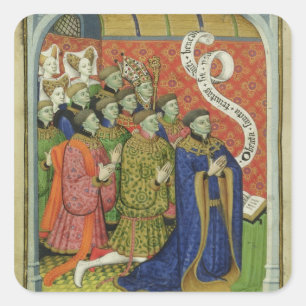 Adesivo Quadrado A família de Neville na oração