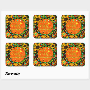 Adesivo Quadrado A festa milagrosa de Irelyn