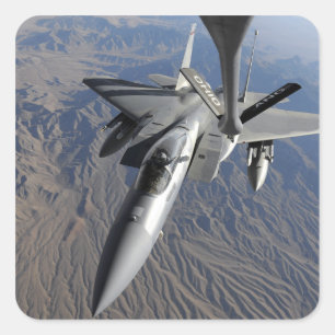 Adesivo Quadrado A Força Aérea dos EUA F-15 Eagle