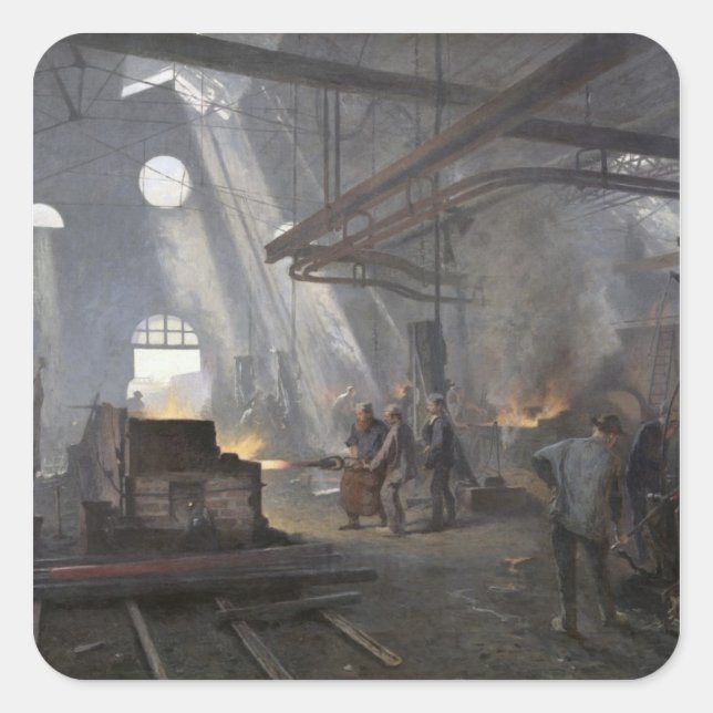 Adesivo Quadrado A Forge, 1893 (Frente)