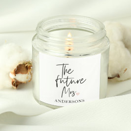 Adesivo Quadrado A Futura Sra. e Seu Nome | Presente de Beleza Mode