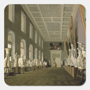 Adesivo Quadrado A galeria das antiguidade da academia da multa