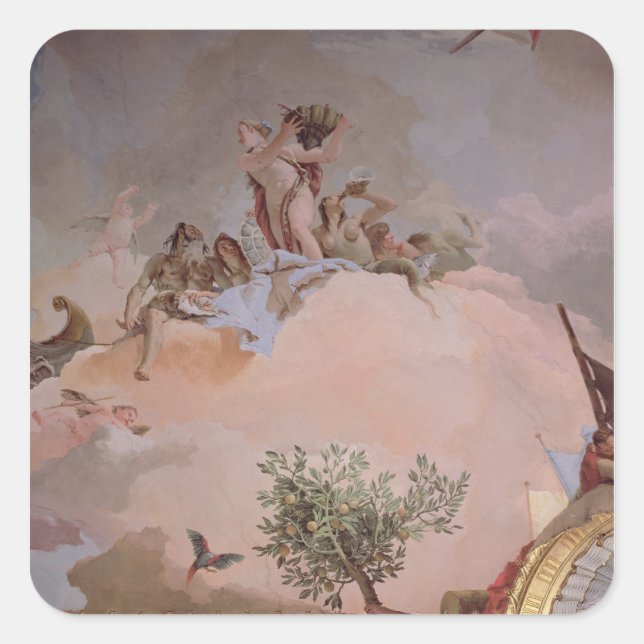 Adesivo Quadrado A Glória da Espanha IV (Frente)