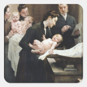 Adesivo Quadrado A gota do leite em BellevilleDoctor Variot