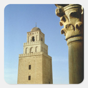 Adesivo Quadrado A grande mesquita, Aghlabid, ANÚNCIO 836-875