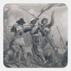 Adesivo Quadrado A guerra de Pequod