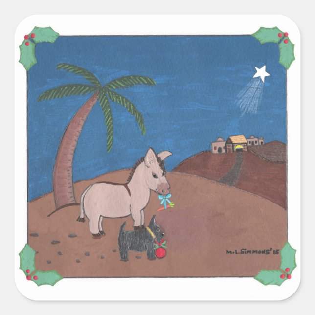 ADESIVO QUADRADO A JORNADA (Frente)