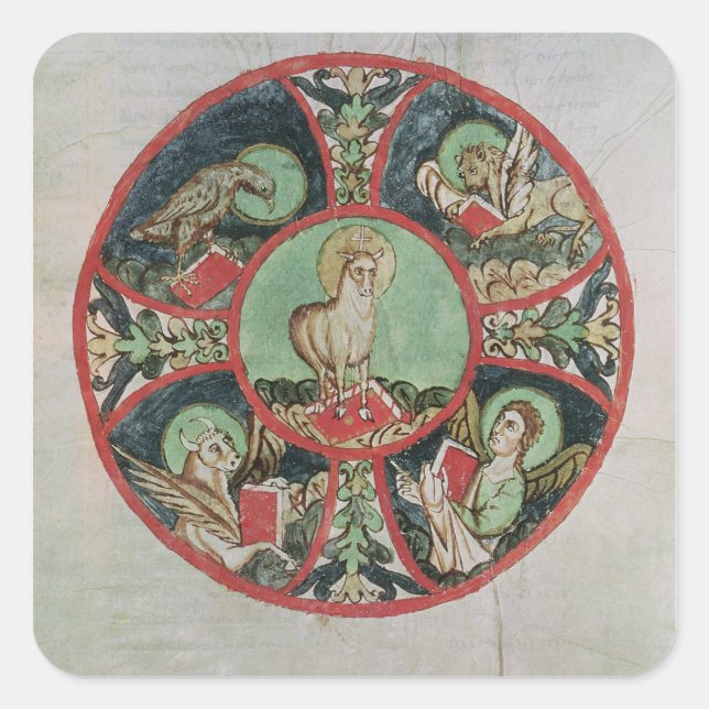 Adesivo Quadrado A Lambe de Deus (Frente)