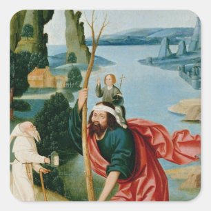 Adesivo Quadrado A lenda da Rua. Christopher