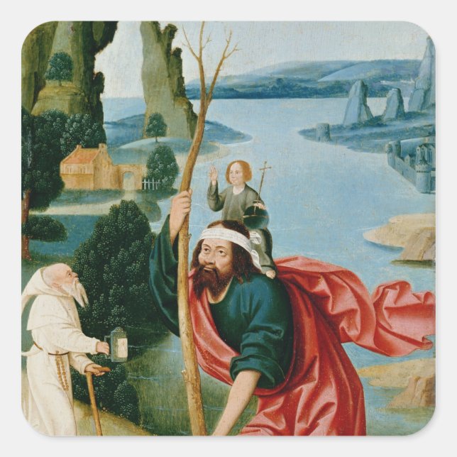 Adesivo Quadrado A lenda da Rua. Christopher (Frente)