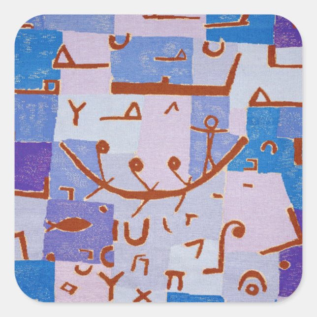 Adesivo Quadrado A Lenda do Nilo, por P. Daquin (Frente)