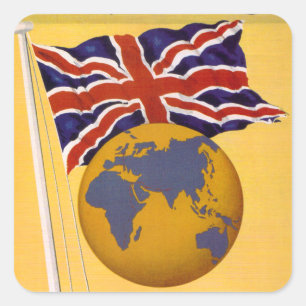 Adesivo Quadrado A linha aérea do império