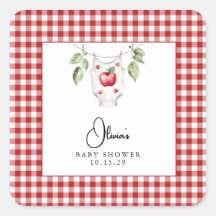 A Maçã do nosso Chá de fraldas