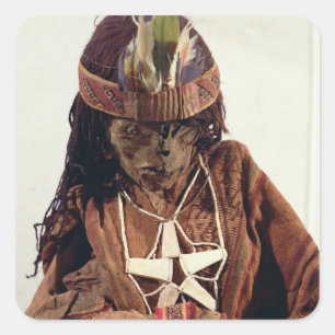 Adesivo Quadrado A mamã decorou com jóia do osso, c.200 BC