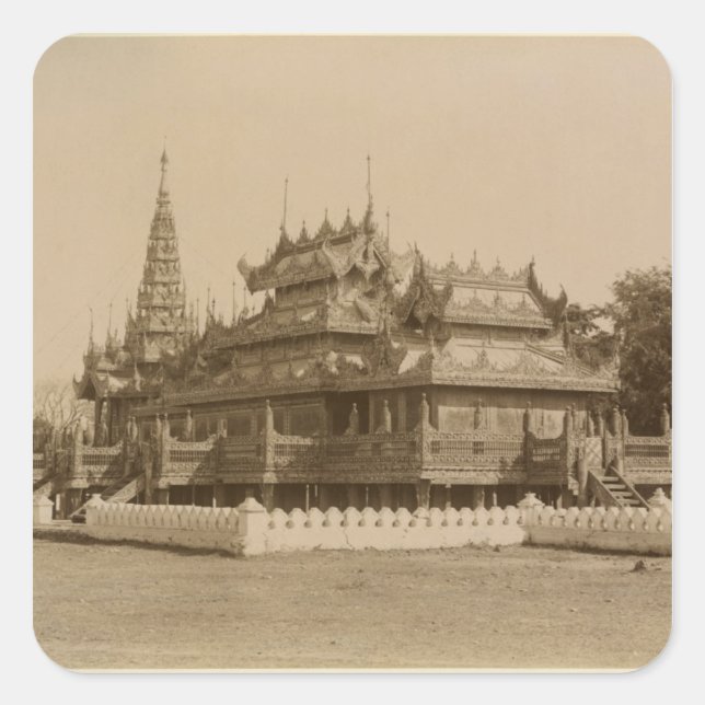 Adesivo Quadrado A Nan-U Human-Se, Shwe-Kyaung (Frente)