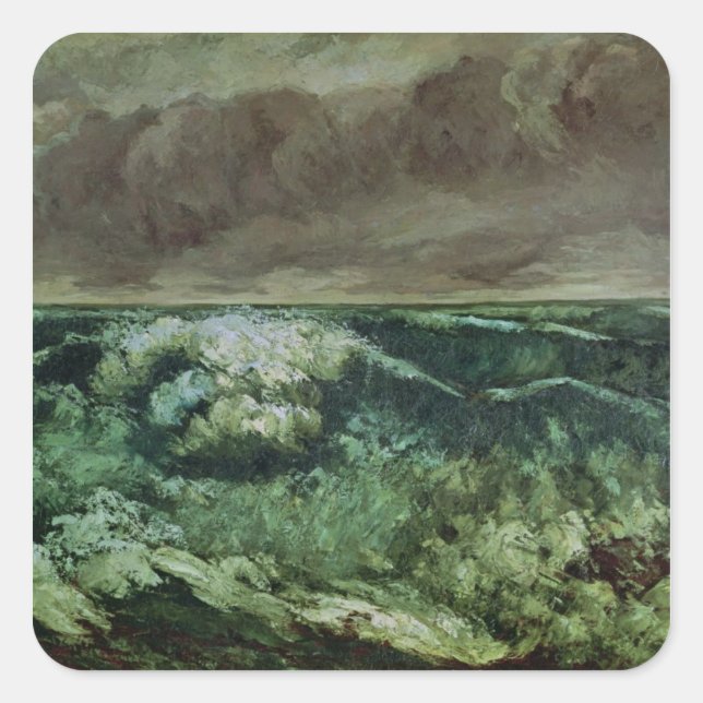 Adesivo Quadrado A Onda, depois de 1870 (Frente)