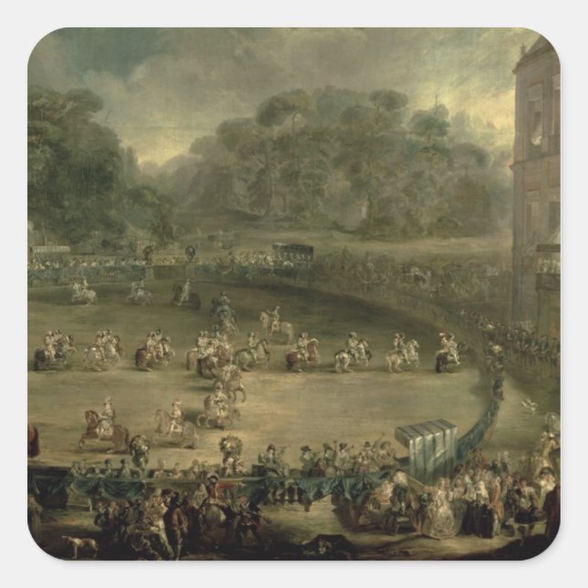 Adesivo Quadrado A Parada Real (Frente)