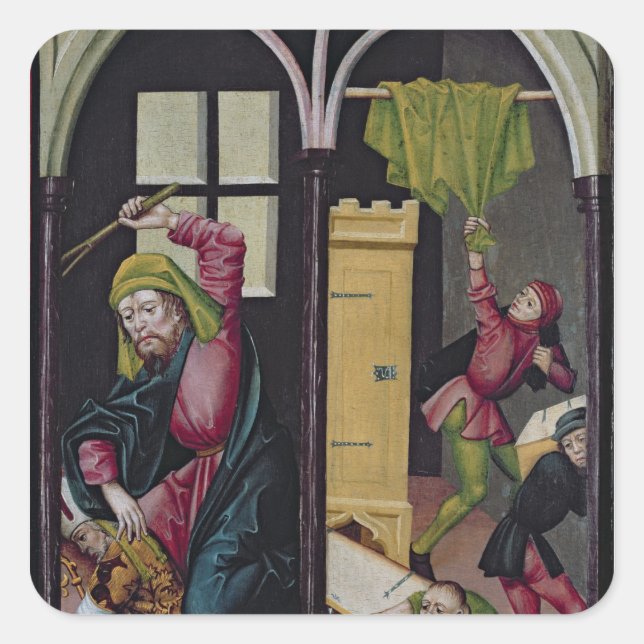 Adesivo Quadrado A peça de Rua do Altarpe. Nicholas (Frente)