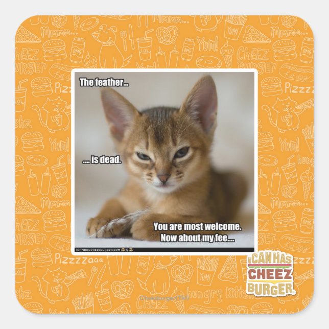 Adesivo Quadrado A pena está inoperante (Frente)