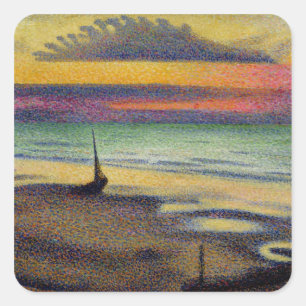 Adesivo Quadrado A praia no assalto, 1891-92