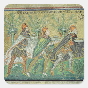 Adesivo Quadrado A procissão dos três reis