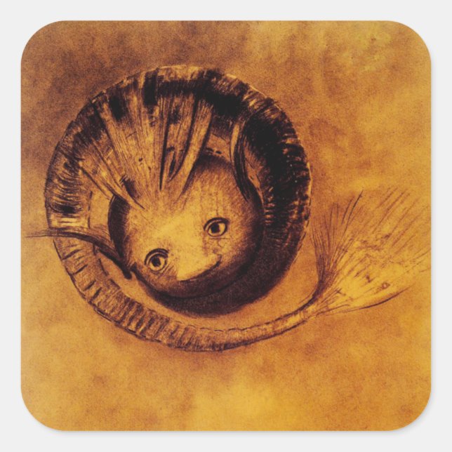 Adesivo Quadrado A quimera (Frente)