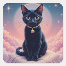 Adesivo Quadrado A Rainha Do Céu Negro