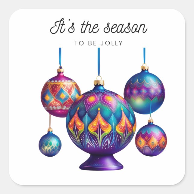 Adesivo Quadrado A Razão Para Ser Jolly (Frente)