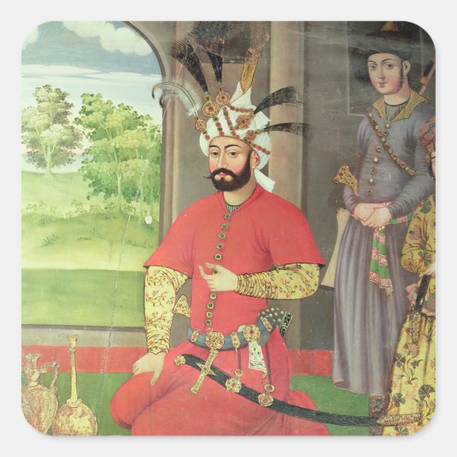 Adesivo Quadrado A recepção (Frente)