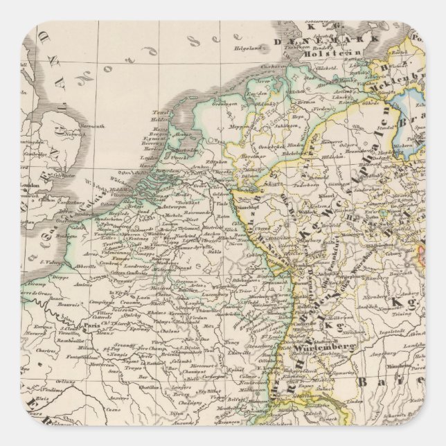 Adesivo Quadrado A República e o Império (Frente)