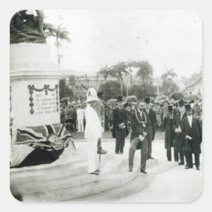 Adesivo Quadrado A revelacão do memorial de guerra