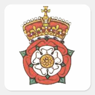 Adesivo Quadrado A Rosa do Tudor