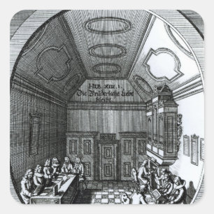 Adesivo Quadrado A sala da música